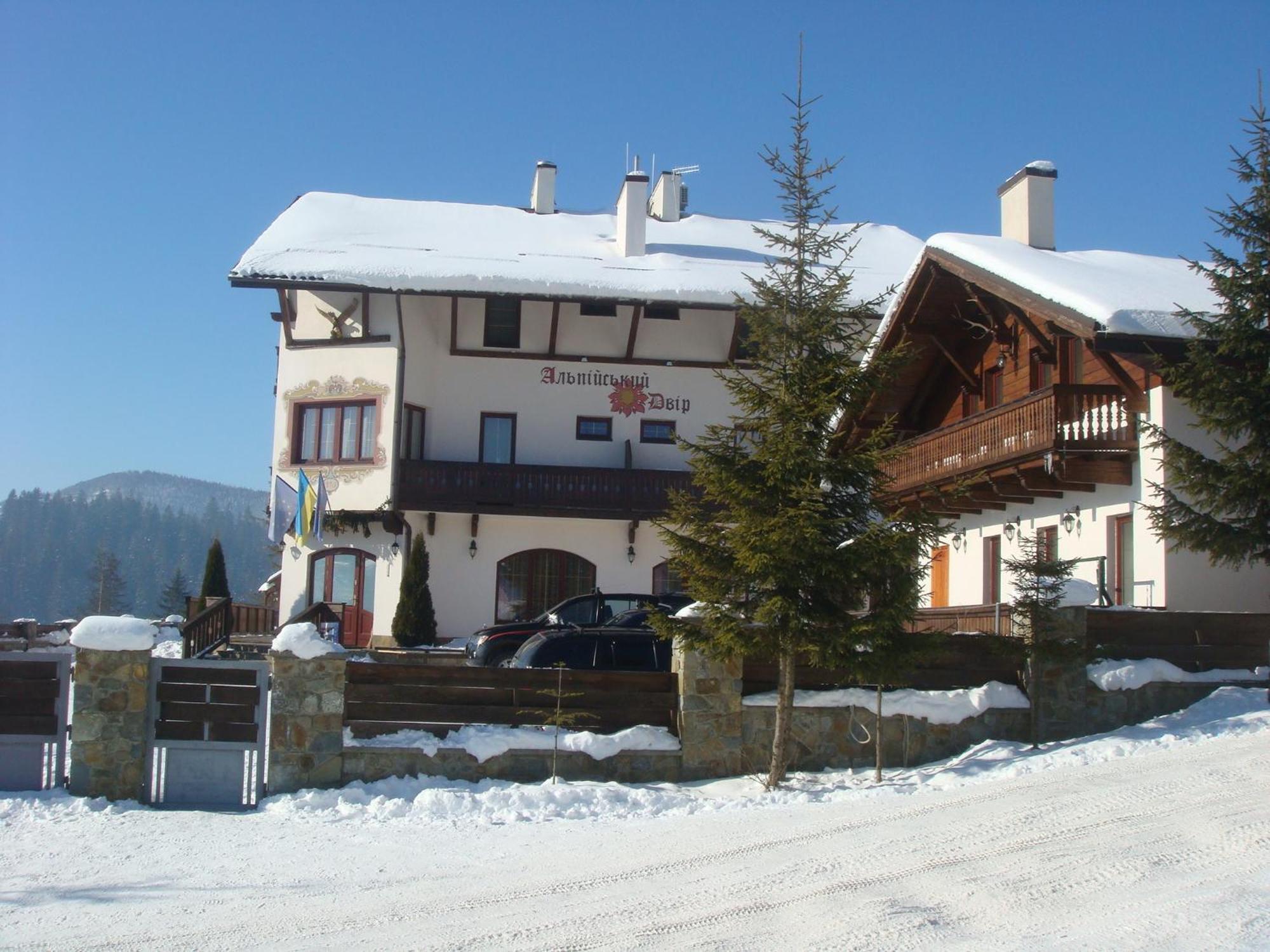 Hotel Alpenhof Pansion Slavske Exteriér fotografie